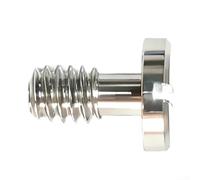 Adaptador de tornillo hexagonal 1/4-20 para cámara de acero inoxidable para placa base de trípode, montaje seguro para DSLR y equipo de video, 5 piezas