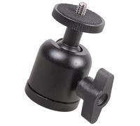 Adaptador de tornillo ligero de aleación de aluminio de 3/8 a 1/4, cabeza de bola con rotación de 360 grados, adecuado para trípode de cámara, adaptador de tornillo de cámara de múltiples dispositivos