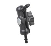 Adaptador de tornillo macho de doble extremo 1/4 20 de 17 mm, abrazadera de cabeza de bola, soporte de fotografía para monitores, tabletas, cámaras de acción, adaptador de tornillo de cámara de