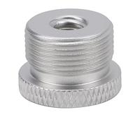 Adaptador de tornillo, universal 1/4 pulgada hembra a 5/8 pulgada macho Adaptador de rosca de tornillo Adaptador de tornillo de soporte de micrófono de aleación de aluminio (Astilla)