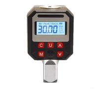 Adaptador de torque digital de 1/2 pulgadas, medidor de precisión para trinquete con indicador LED, Nm y Ft-lb, modo pico y rastreo, apagado automático (17-340)