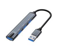 Adaptador de transferencia rápida USB 3.0 2.0 con 4 puertos para fotógrafos y editores de video que requieren velocidad y estabilidad