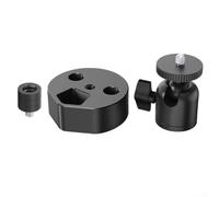 Adaptador de trípode de aluminio con cabezal de bola para Starlink para mini rosca de 1/4"-20 y 3/8"-16, accesorio de soporte estable para exteriores y viajes (B)