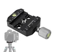 Adaptador de trípode para cámara, placa de montaje de trípode, estabilizador de trípode de cabeza, QR-50N DSLR cámara adaptador de abrazadera para la mayoría de marcas y modelos de dispositivos