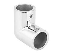 Adaptador de Tubería Acero Inoxidable 316, Codo 2 Vías 90 Grados, 25 mm, 3 mm de Espesor, Acabado Espejo, Conector Resistente a la Corrosión