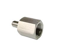 Adaptador de tubería de acero inoxidable 304 de alta presión hembra a macho BSP de 1/8", 1/4" y 1/2" (hembra a macho) M12x1.25 M12x1.5 a M8 M10 M12 M16 M20(M12x1.25 to M10x1.5)