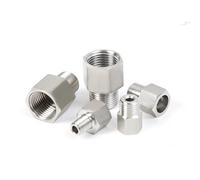 Adaptador de tubería de alta presión de acero inoxidable 304, conector hembra M10x1.25 M10x1.5 a conector macho BSP M6 M8 M10 M12 M14 de 1/8", 1/4", 3/8" y 1/2".(M10x1.5 to 1l4 BSPP)