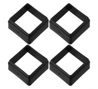 Adaptador de tubo cuadrado de 50 x 100 a 40 x 80 mm, marco de fitness | Reduce 50 x 50 mm a 45 x 45 mm, PP/PE resistente al desgaste, fácil de instalar, se adapta a marcos de gimnasio