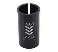 Adaptador de tubo de conversión para tija de sillín de bicicleta, convertidor de extensión de montaña, plegable, reductor universal para tija de sillín de bicicleta