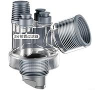 Adaptador de tubo de drenaje ABS para fregadero de cocina, cierre magnético de doble sellado, sello de silicona, antifugas, drenaje rápido, se adapta a 32 40 mm, compatible con múltiples dispositivos