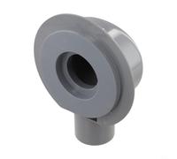 Adaptador de tubo de drenaje de PVC de estilo europeo, conector de base de brida de codo de 40 mm para tuberías de 50 mm y 100 mm, accesorio de baño gris (50 mm)
