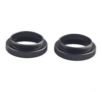 Adaptador de tubo de extensión para anillo para lentes CCTV - conversión de montaje C a CS para anillo, espaciador de aislamiento de aluminio de 5 mm de grosor para anillo compatible con