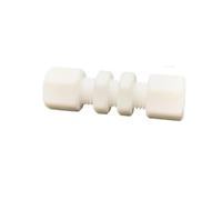 Adaptador de tubo de unión de compresión de férula simple Euqal y reductor, pieza de repuesto for conector de acoplador de PTFE (1 pieza)(8 * 8mm)