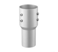 Adaptador de tubo reductor de mástil de aluminio compatible con Starlink, se adapta a postes de 0.75 a 2 pulgadas de diámetro exterior, garantiza una configuración estable y segura