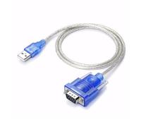 Adaptador de USB a Serie, Cable USB a RS232 Macho 9 Pines, Adaptador Serie DB9 con Chipset PL2303, Convertidor USB para Dispositivos Seriales Compatible con Windows 11/10/8.1/7/XP/Vista y Mac OS 120cm