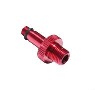 Adaptador de válvula de aire de aluminio para RockShox y amortiguador, herramienta reductora de presión para amortiguador trasero de bicicleta, accesorio resistente con 4 anillos de sellado, color