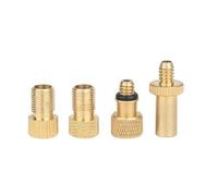 Adaptador de válvula de bicicleta de 4 piezas, colector SV, AV, DV, bomba, bola, aguja, inflador, compatible