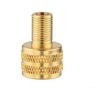 Adaptador de válvula de bicicleta de latón para Presta a conversión, conector de bomba de bicicleta de aleación de cobre para ciclismo MTB de carretera, accesorio de rosca de precisión (F)