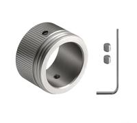 Adaptador de válvula de calefacción M30 x 1 5 en acero inoxidable con cabezal de termostato, soporta un control preciso del calor y se adapta a varios sistemas de calefacción (1)