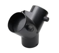 Adaptador de válvula de distribución de calor, forma de Y, 75 mm, 3 vías, accesorio de tubo de polvo para calefacción de aparcamiento, para camiones, SUV, camping, viajes diarios, aventuras, viajes