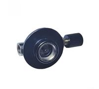 Adaptador de válvula de gas para camping, adaptador de recipiente de combustible de latón para estufa al aire libre, pieza de estufa de senderismo portátil, accesorio de tanque de gas de aluminio