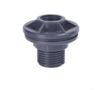 Adaptador de válvula de grifo de PVC para tanque de agua para acuarios y piscinas, simplifica tus tareas de gestión del agua (25 mm)
