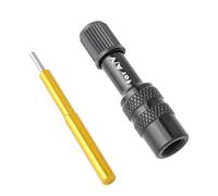 Adaptador de válvula de horquilla delantera de bicicleta, adaptador de bomba de horquilla de bicicleta, boquilla convertidor de extensión de extensión de válvula antideslizante | , accesorios de bomba