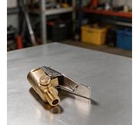Adaptador de válvula de liberación rápida de latón para bombas inflables portátiles utilizadas con ruedas de neumáticos de coche y sistemas de manguera de tubo de perforación de 8 mm para mayor