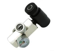 Adaptador de válvula de llenado G5/8 de buceo con manguera reforzada con resorte de 24 pulgadas diseñada para una transferencia de aire eficiente entre fuentes de alta presión (W21.8 a G1/2)