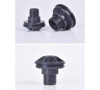 Adaptador de válvula de PVC de 1/2 pulgada compatible con acuarios, tanques de agua, piscinas y líneas de riego (25 mm)