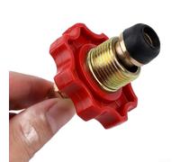 Adaptador de válvula de recarga de gas al aire libre para estufas de butano y propano y necesidades de llenado de tanque de cartucho estándar (E)