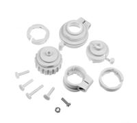 Adaptador de válvula termostática de radiador para cabezal TRV, compatible con válvulas calentadas M30 1.5/M28 1.5/M28 1 y tipos RA L, conector de plástico para montar cabezales de termostato a