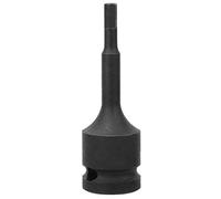 Adaptador de vaso con punta hexagonal de 1/2 pulgada, llave de impacto neumática, herramienta de reparación de puntas, momento de fuerza fuerte engrosado, tratamiento de fosfatado (-1011190071912)