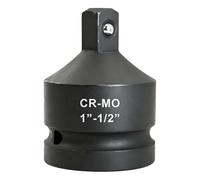 Adaptador de vaso de 1 a 1/2",Adaptador de vaso, Interfaz de cuatro esquinas, Vasos para llave de impacto, Adaptador carraca, Carraca reductor,Adaptador de cabezal cuadrado para taladros de impacto
