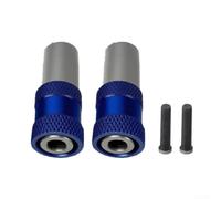 Adaptador de vástago hexagonal de acero 38-24 para convertidor de liberación rápida de rosca m10 para taladro manual eléctrico y destornillador con agarre moleteado antideslizante y soporte de brocas