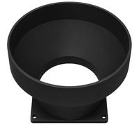 Adaptador de ventilador reductor para carcasa de PC, adaptador para carcasa de ordenador, pieza de transición (70 x 70 mm/100 mm de diámetro)