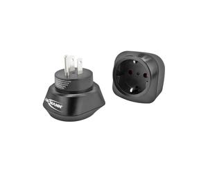 Adaptador de viaje - ANSMANN - 1250-0032 - Enchufe EU a enchufe US - Para el extranjero