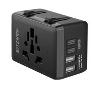 Adaptador de Viaje Blitzwolf BW-TA1 4 en 1 2xUSB + C + PD 20W