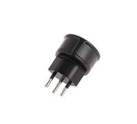 Adaptador de viaje de enchufe europeo de Francia a Suiza, 3 clavijas, 10 A, 250 V, enchufe de alimentación