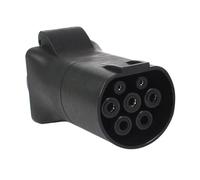 Adaptador de Viaje Europeo - Enchufe de Tipo C EU - Convierte Enchufes Americanos a Europeos para Viajes- Negro