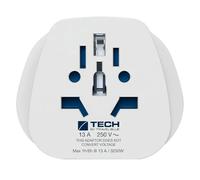 Adaptador de viaje mundial a Estados Unidos (Blanco)