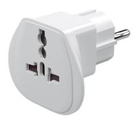 Goobay 94026 - Cable (Male connector / Female connector, CEE7/7, 250 V, 16 A, Blanco)