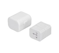 Adaptador de viaje para uso en varios países, diseño portátil y compacto con enchufes estándar nacionales integrados para una fácil conversión,