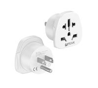 Adaptador de viaje Peak Power World a Estados Unidos - Adaptador de viaje a Estados Unidos, Canadá y América del Sur - El estándar de enchufe de Estados Unidos se utiliza en casi 50 países de todo el