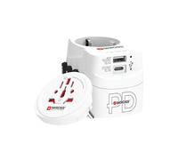 Adaptador de viaje Pro Light World + USB A + CPD 30W