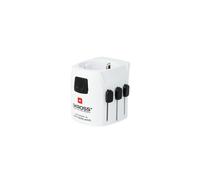 Adaptador de viaje - SKROSS - PRO Light - 6300 mA - Sin toma de tierra - Negro/Blanco
