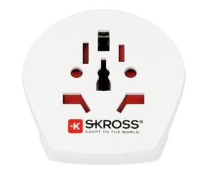 Adaptador de Viaje SKROSS World to Europe (Europa - 3680 W - Blanco)