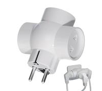 Adaptador De Viaje Universal: Enchufe Múltiple De CA De 16 A, Convertidor De Corriente para Europa, Alemania Y Rusia, Fuente De Alimentación De Puertos | Accesorio Práctico para Una Estancia En E