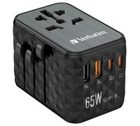 Adaptador De Viaje Universal GaN III Con USB, 65W, 2x USB A, 2x USB C - 32120