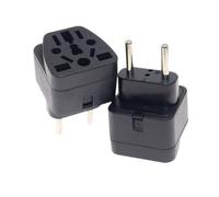 Adaptador de Viaje Universal para España,UK to EU Plug Adapter,daptador de Corriente Universal de Viaje,Adaptador Enchufe UK a Europeo,Adaptador Enchufe Ingles a Español,2 PC